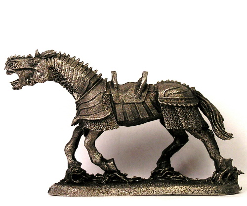 modern armored horse