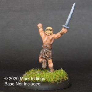 Barbarian Charging with Sword